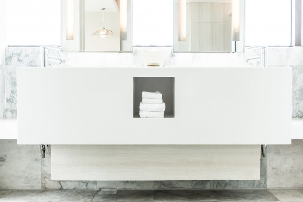 baño microcemento